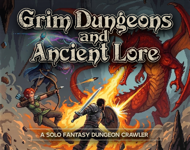 Cover image for Grim Dungeons and Ancient Lore