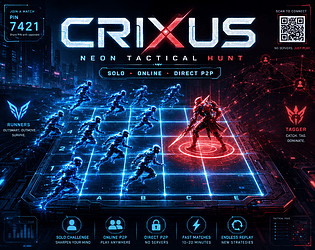 CRIXUS: Neon Tactical Hunt [Free]