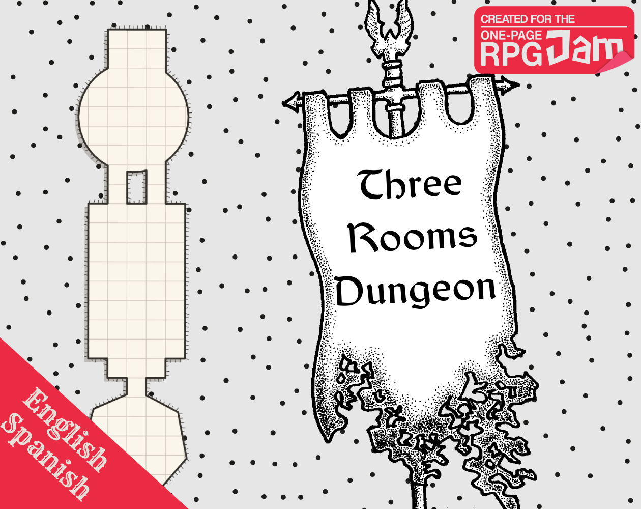 Cover image for Three Rooms Dungeon