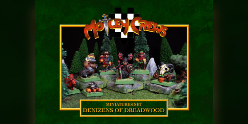Cover image for Motley Crews Miniatures Set - Denizens of Deadwood