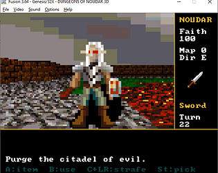 Dungeons of Noudar for Sega 32X [Free] [Role Playing]
