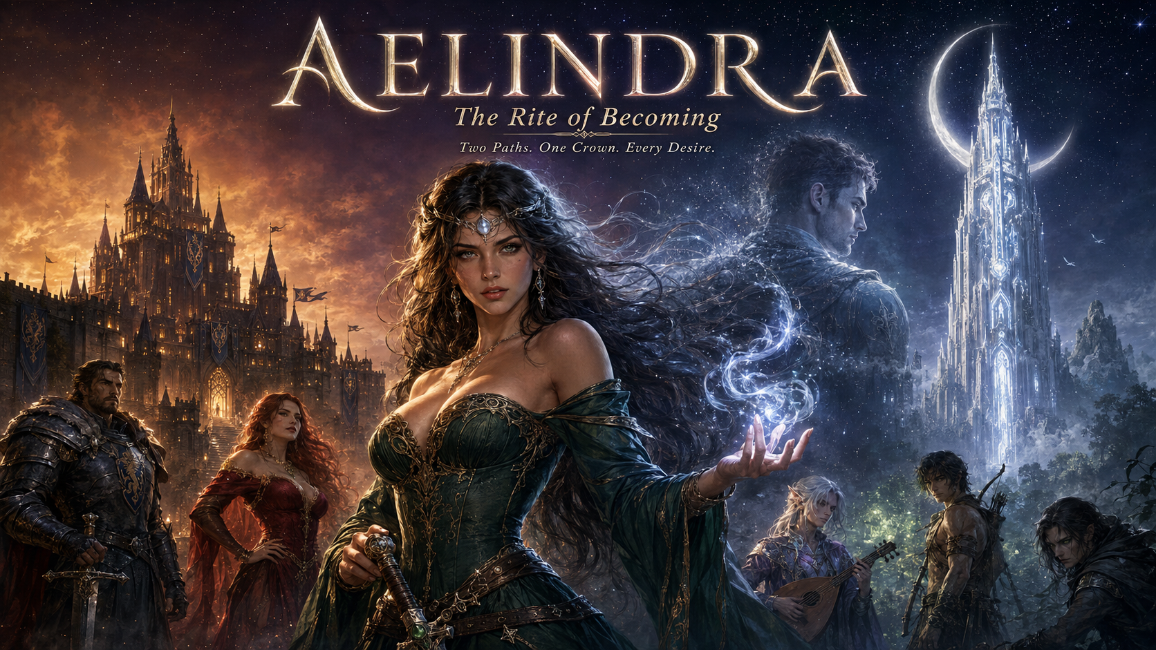 Cover image for Aelindra: The Rite of Becoming