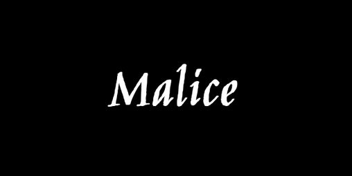 Cover image for Malice