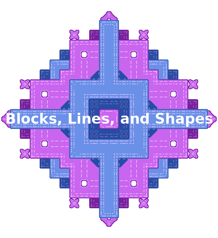 Blocks, Lines, and Shapes - 16x16 Tiles (CC0)