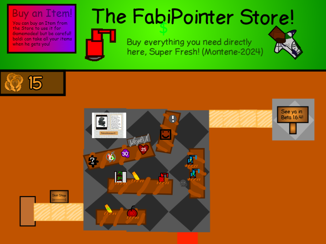 Beta 1.6.3 Release! (SHOP Update) - Baldi's Ultimate Remaster! by
