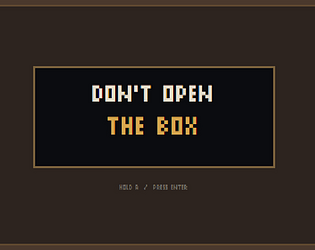 Don't open the box! [0% Off] [$3.99] [Puzzle] [Windows] [macOS]