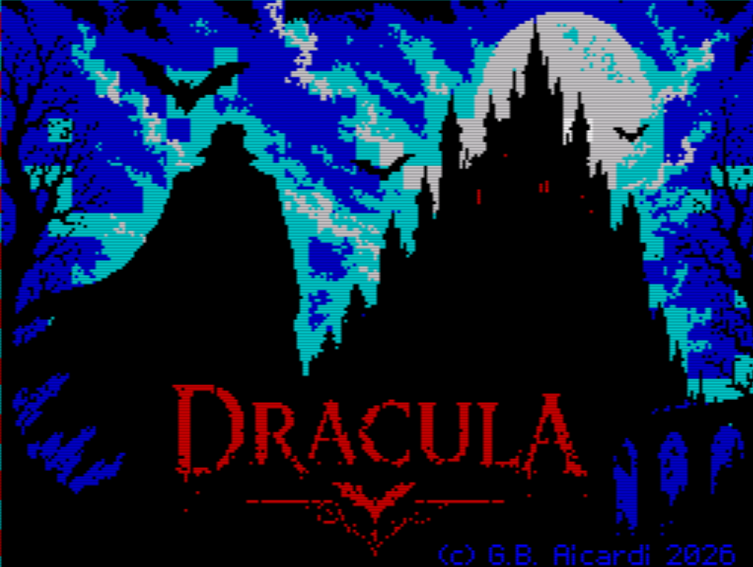 Dracula Illustrated Edition (ZX Spectrum 128K) – Coming Soon