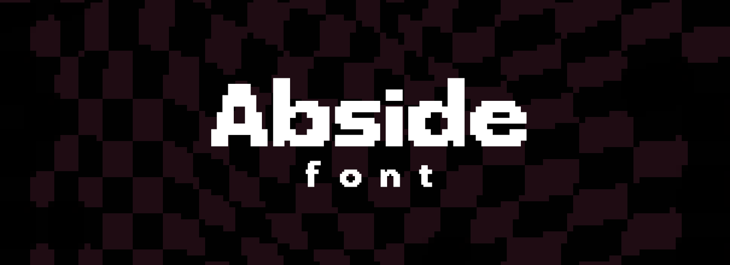 Pixel font - Abside
