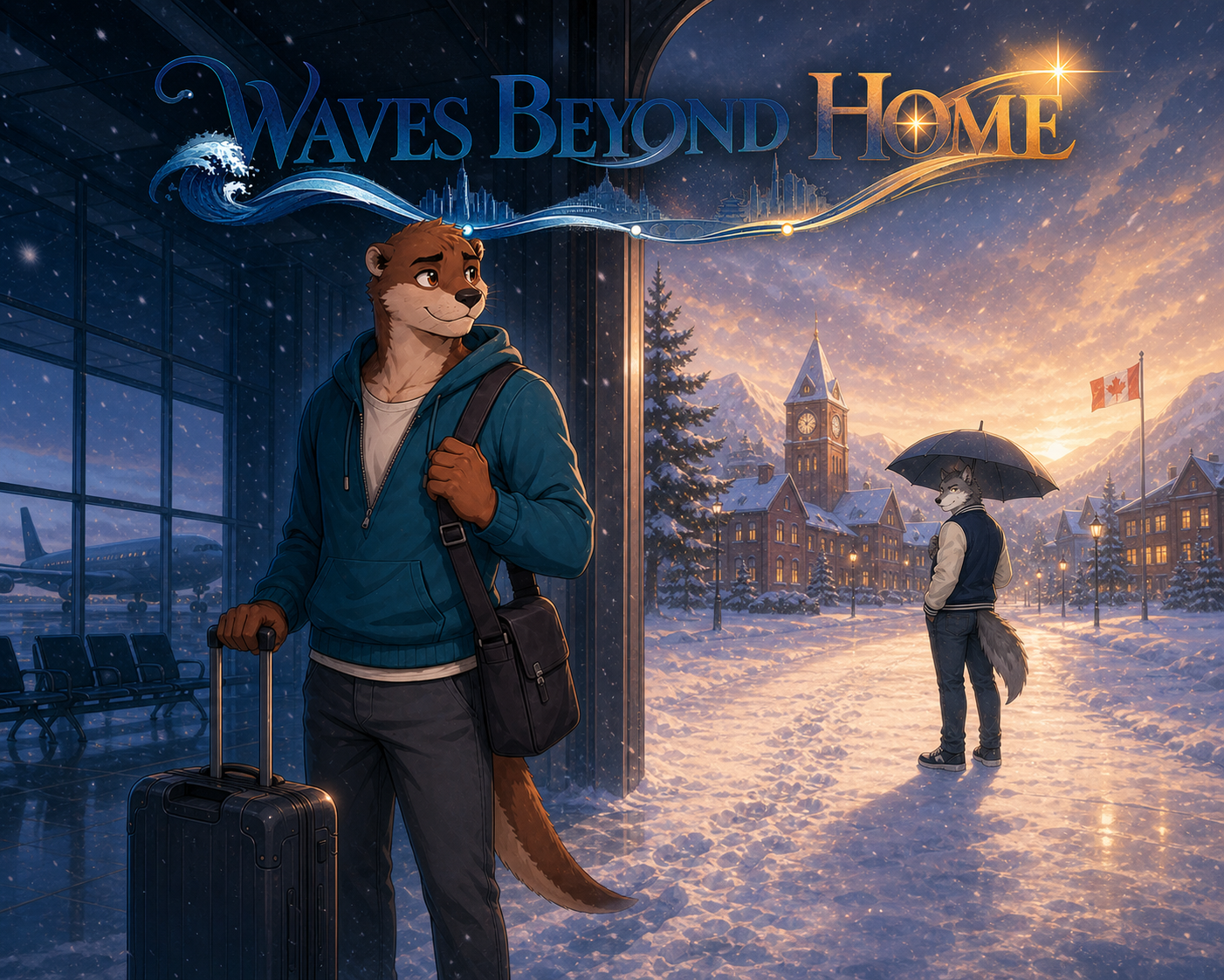 Cover image for Waves beyond home 异乡潮汐