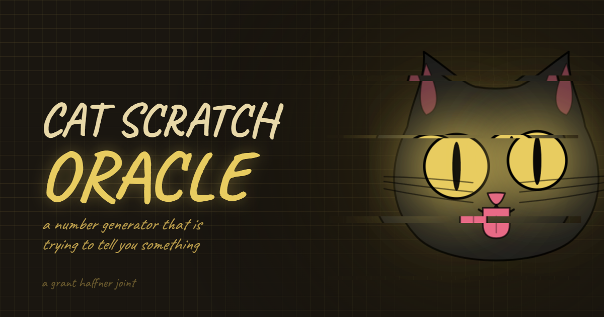 CAT SCRATCH ORACLE