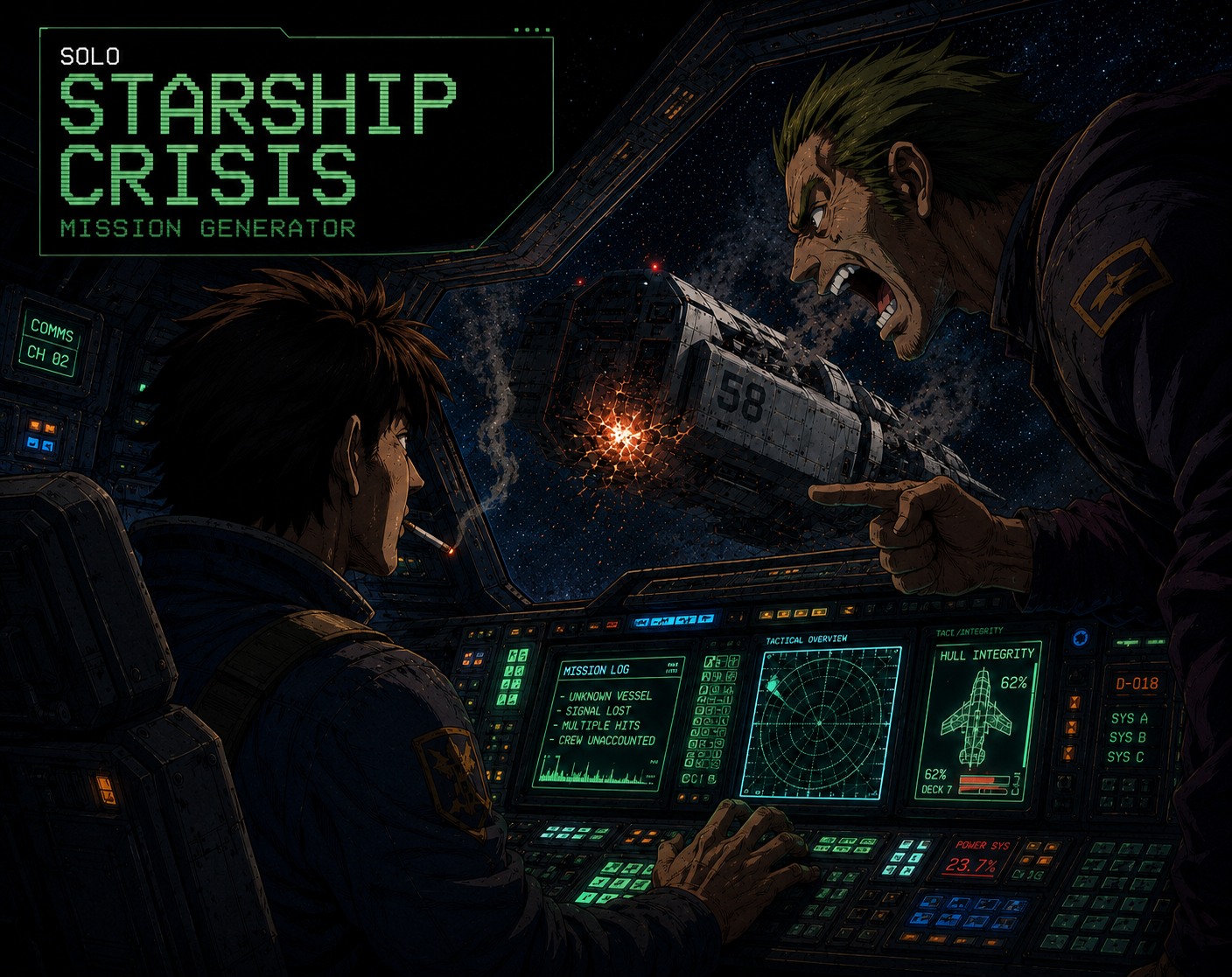 Solo Starship Crisis Mission Generator