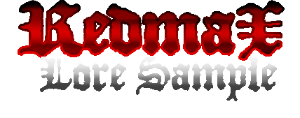 Redmax Lore Sample