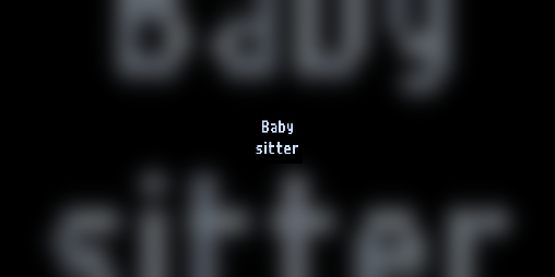 Cover image for Babysitter