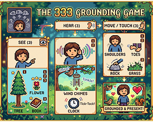 The 3-3-3- Grounding Challange game screenshot