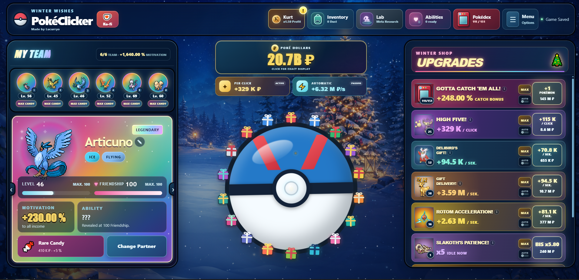 Cover image for PokéClicker: Winter Edition