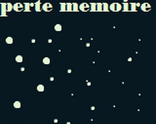 perte memoire demo