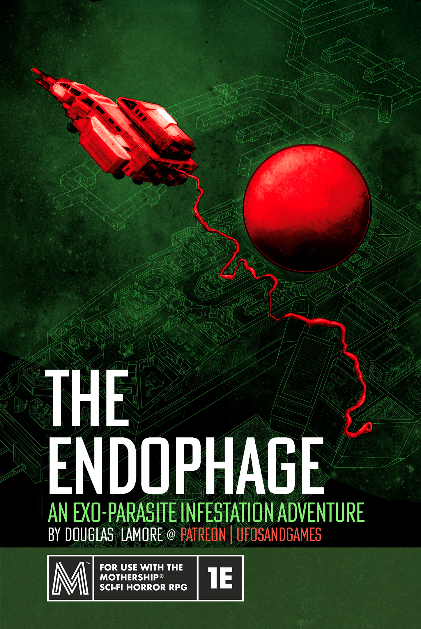 Cover image for The Endophage - An Adventure for Mothership