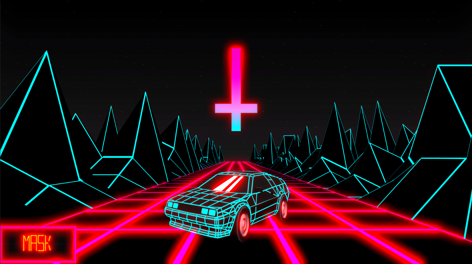 Cover image for Ultra Rush : A Synthwave Racer