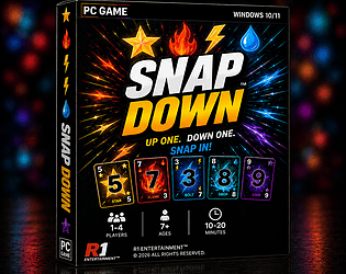 SNAP DOWN – Fast-Paced Card Game for Windows 1-2 PLAYERS game screenshot