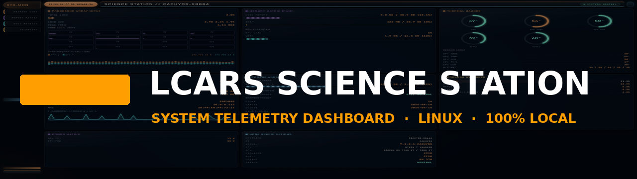 LCARS Science station