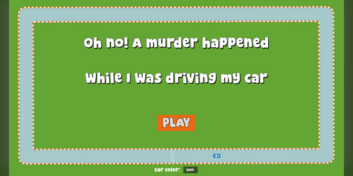 Cover image for Oh no! A murder happened while I was driving my car