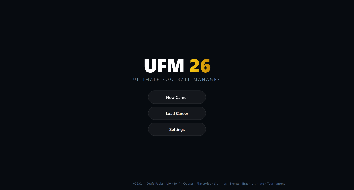 UFM26-Ultimate edition