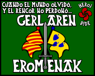Cover image for Gerlaren Eromenak ("las locuras de la guerra")
