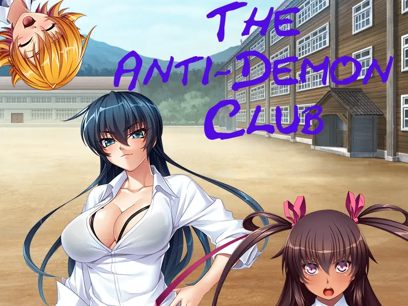 Cover art for Anti-Demon Club by MMMartinSTUDIO — adult visual novel