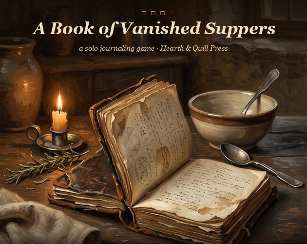 A Book of Vanished Suppers