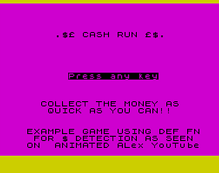 CASH RUN game screenshot