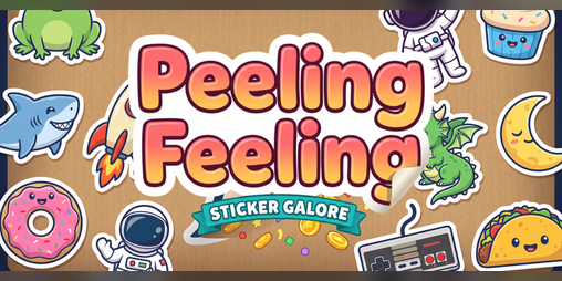 Cover image for Peeling Feeling: Sticker Galore