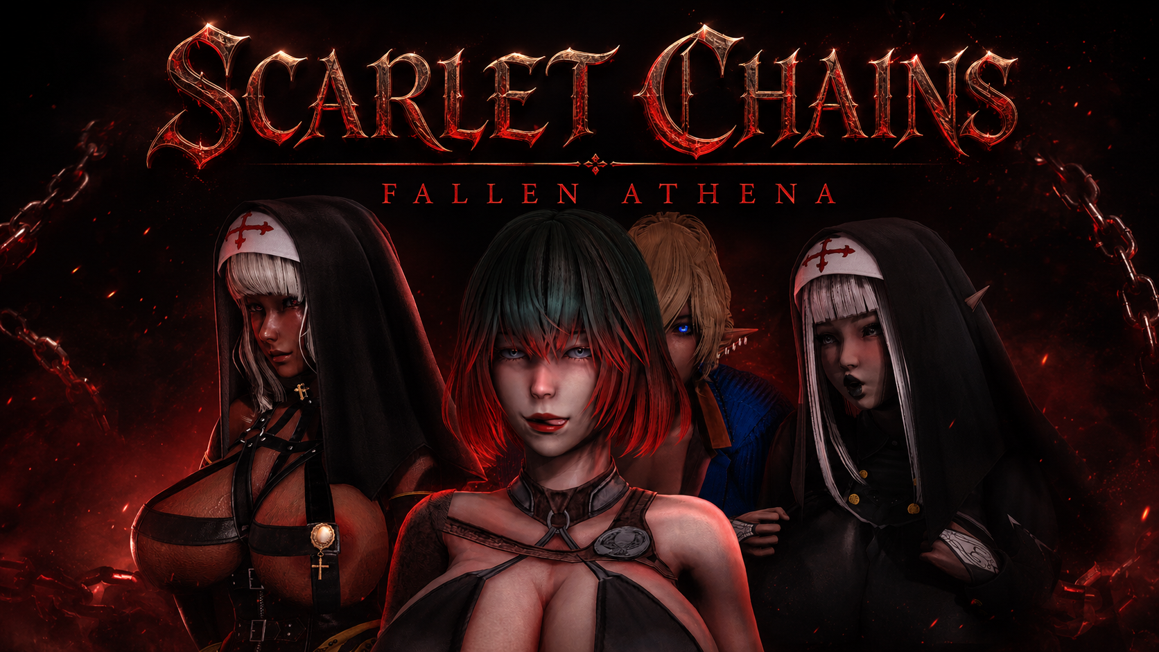 Cover image for Scarlet Chains: Fallen Athena DEMO