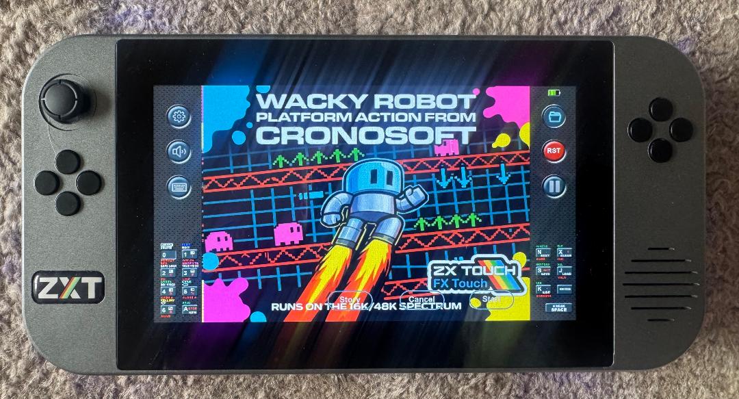 Wacky Robot - ZX Spectrum 16K/48K/128K by Cronosoft