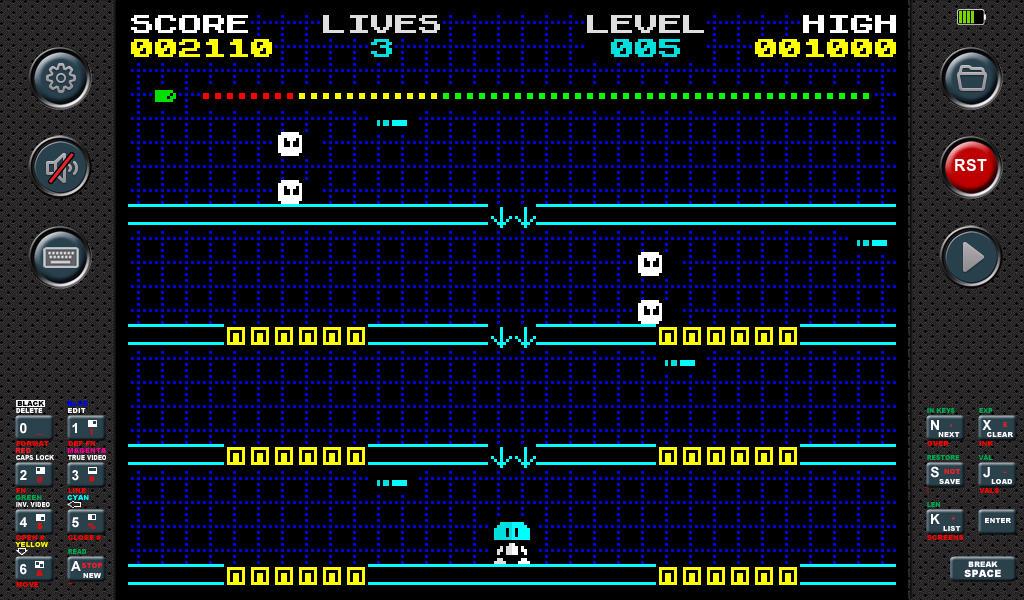 Wacky Robot - ZX Spectrum 16K/48K/128K by Cronosoft