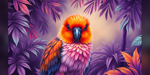 Cover image for Mahjong Tropical Birds 2