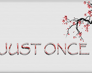 Just once...