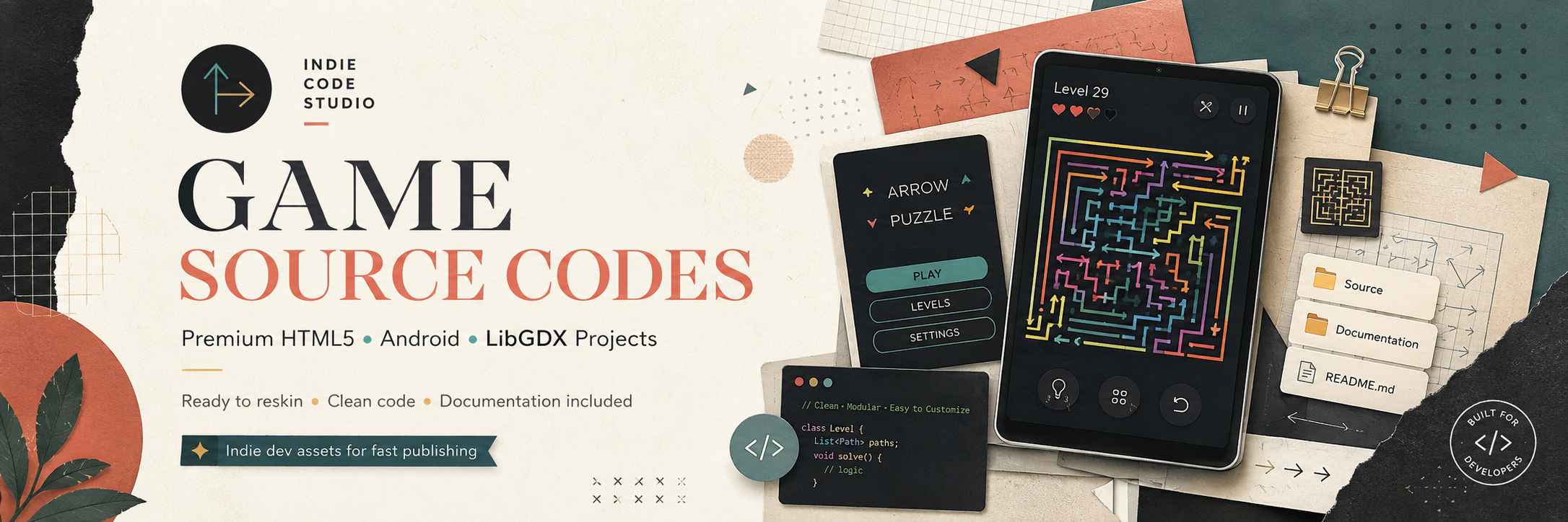 Arrow Puzzle Game Source Code