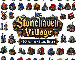 Stonehaven Village – 60 Fantasy Stone House game screenshot