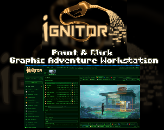 Cover image for Ignitor - The Graphic Adventure Workstation