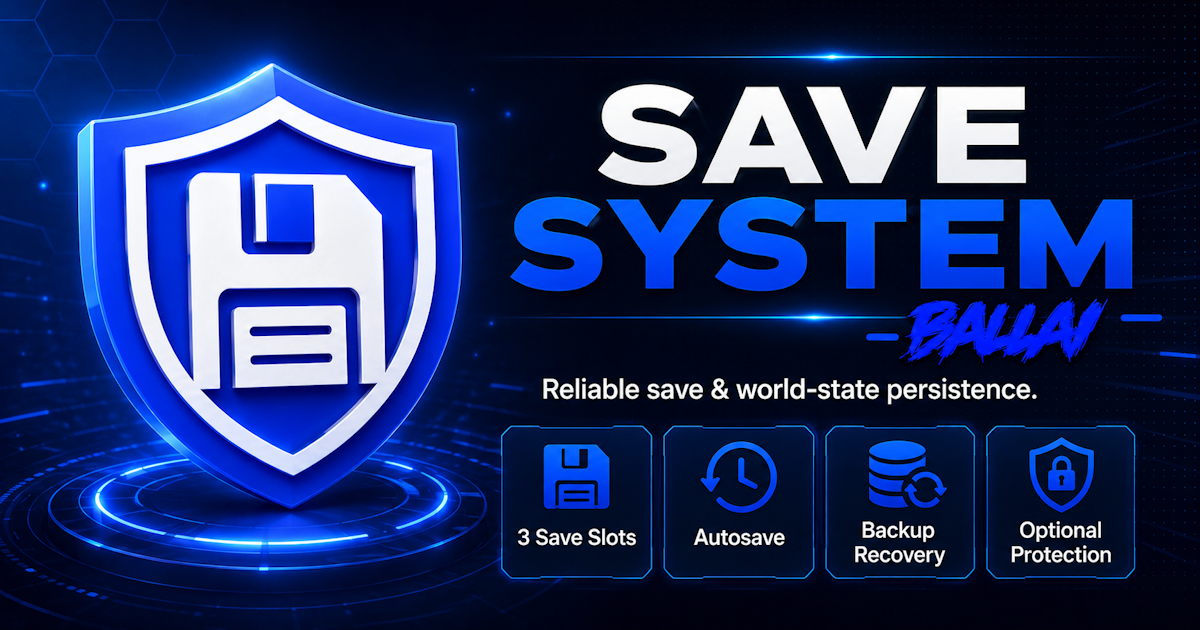 Ballai Save System for Unity