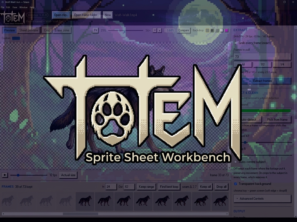 Totem — Sprite Sheet Workbench