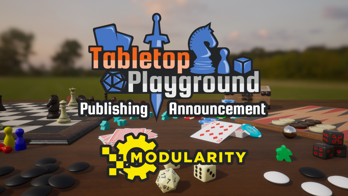Tabletop Playground Publishing Announcement