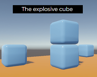 The explosive cube (WebGL port) game screenshot