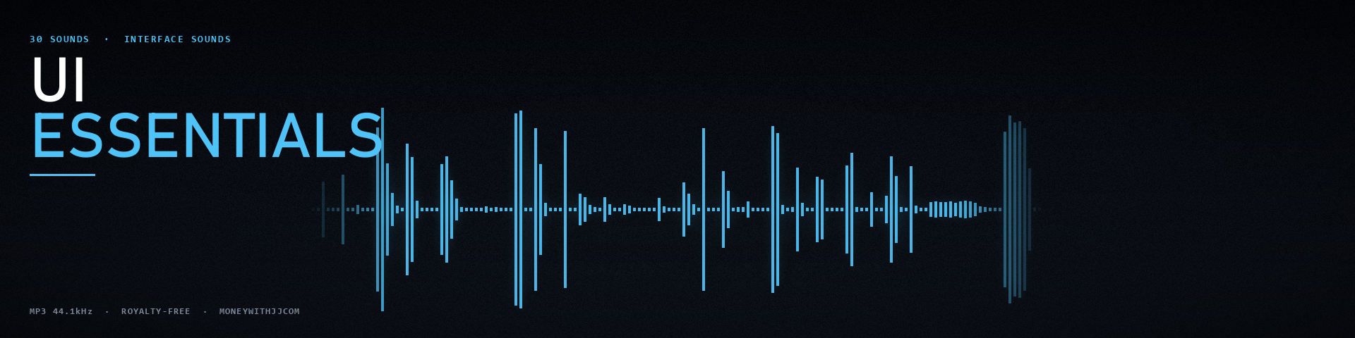 UI Essentials — 30 Interface Sounds