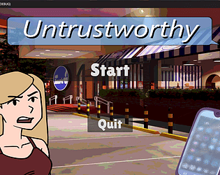 Untrustworthy Novel game screenshot