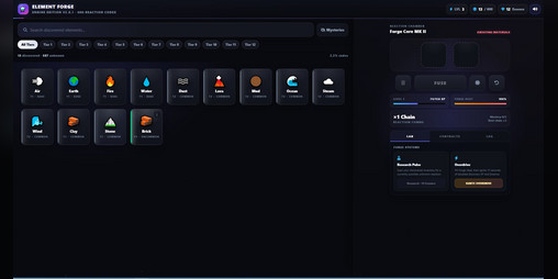 Cover image for Element Forge: Infinite Crafting Clone MAJOR UPDATE