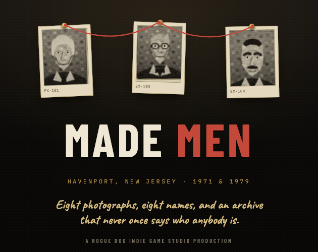 Made Men cover: a 1971 surveillance board of pinned photographs.