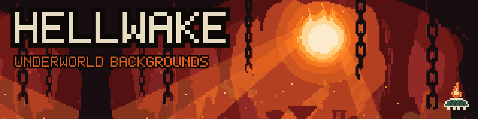 Hellwake — Underworld Pixel Art Backgrounds