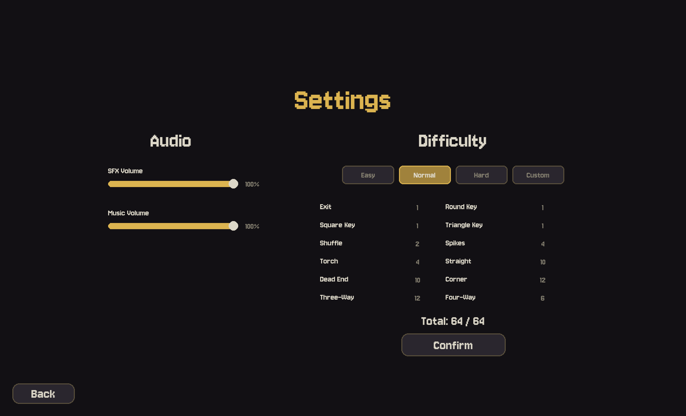 Settings Settings