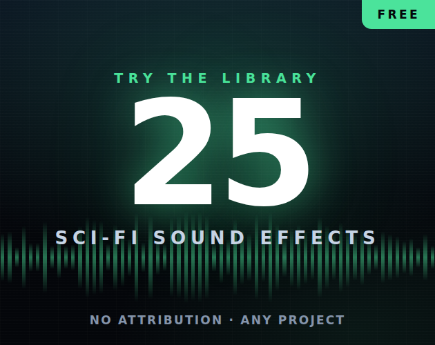 Sci-Fi SFX Library — Free Sampler (25 Sounds) by Yaltyx